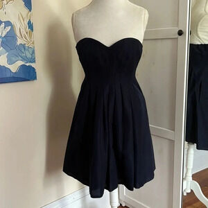 J. Crew Classic Strapless Navy Blue Special Occasion Dress with Pockets - NWT 2P